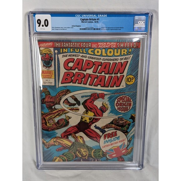 Marvel Captain Britain #1 Origin 1st Appearance Brian Braddock CGC 9.0 - Picture 1 of 7